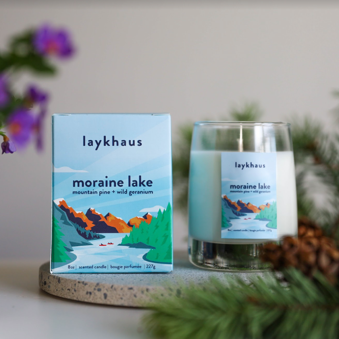 Mountain Pine + Wild Geranium | Moraine Lake